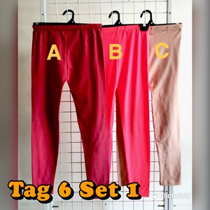 LEGGING IKIDS PLAIN SIZE TAG 6