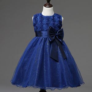 @ G5-30  Girls Princess Dress - ROYAL BLUE   ( SZ 70-160 )