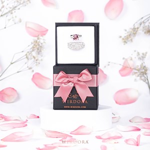 OCTOBER SPECIALS - SET SCARF RING ZAHRA CRYSTAL CIRCLE