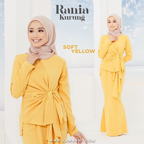 RANIA KURUNG SOFT YELLOW