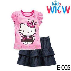 @  E005  WKW KITTY PINK ( SZ 2-7Y )