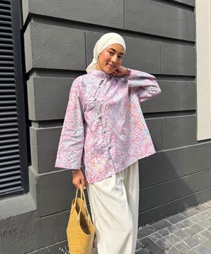 MELLY  MARBLE BATIK TOP