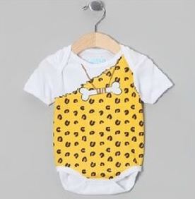 @   B3591-YELLOW ROMPER ( SIZE 100 )