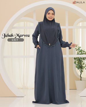 JUBAH MARWA (GREY)