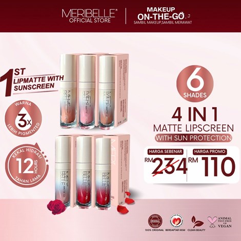 MATTE LIPSCREEN 6 PCS