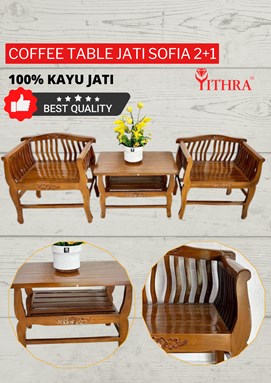 COFFEE TABLE JATI SOFIA 2+1