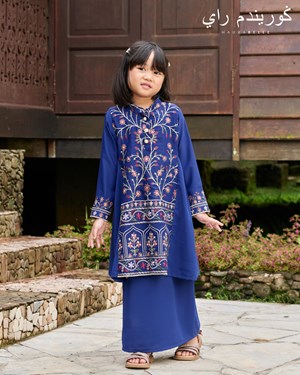 MAHARANI KURUNG KIDS - ROYAL BLUE