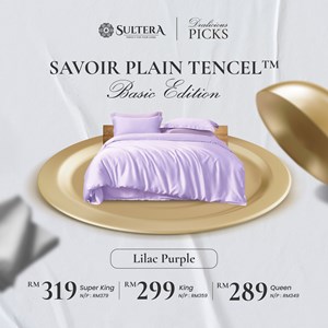 SAVOIR: Plain Tencel – Lilac (KING)