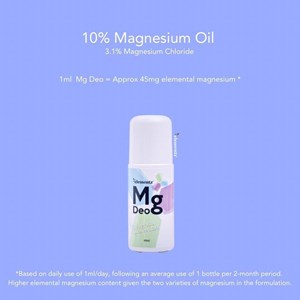 ELEMENTZ MAGNESIUM DEODORANT (CONTAINS 10% Magnesium Oil)