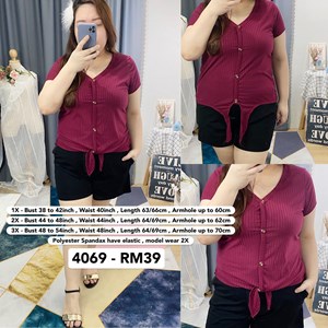 4069 * Ready Stock * Bust 38 - 54inch / 97 - 137cm
