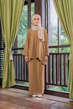 DINDA KURUNG - TOPPER BROWN