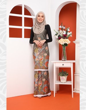 BATIK MAISARAH D#10-5 - Grey
