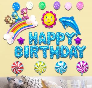 438-7  DECORATIONS BALLOON  ( BLUE )