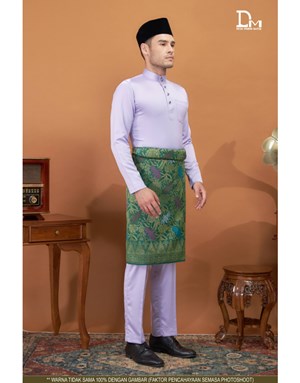 BAJU MELAYU MODERN MUHAMMAD K30 SOFT PURPLE