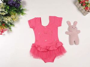 @ P2047 PINK ROMPER DRESS  ( SIZE 110-140 )