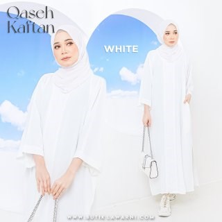 QASEH KAFTAN WHITE