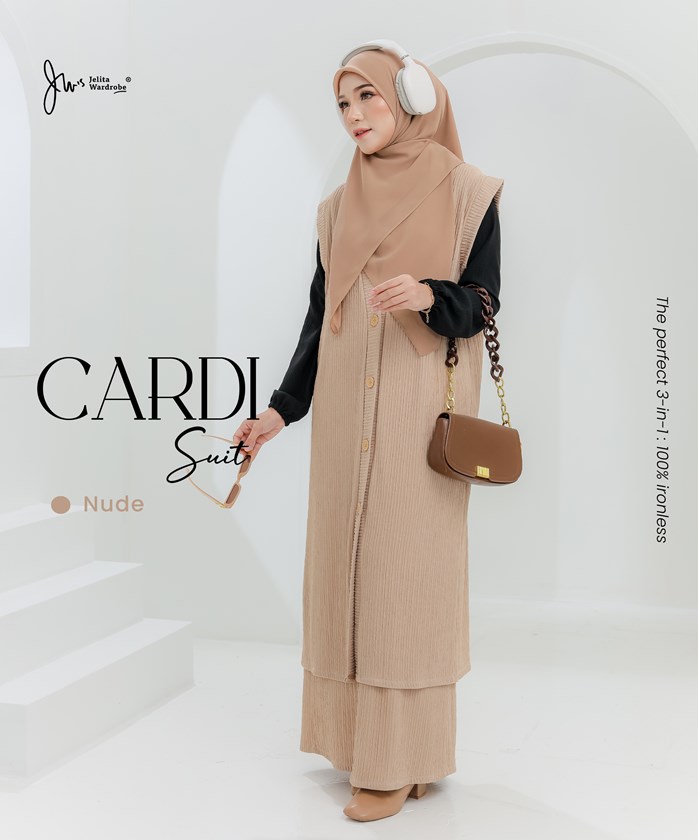 CARDI SUIT IRONLESS IN NUDE