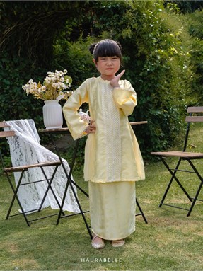 TIARA KURUNG KIDS - SOFT YELLOW
