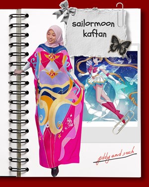 [READY STOCKS] SAILORMOON KAFTAN