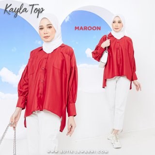 KAYLA TOP MAROON