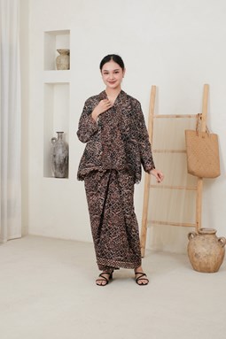 KEBAYA SERI EMBUN ( KSE 025 Brown )