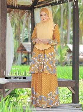 KURUNG HABIBAH 005 MUSTARD