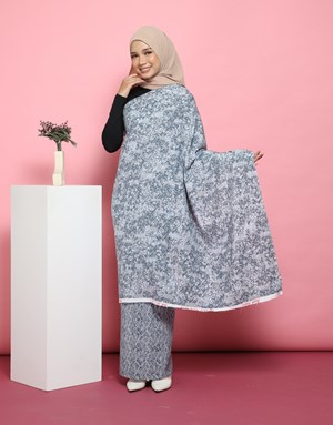 BATIK NAURA NIK 32 in Grey