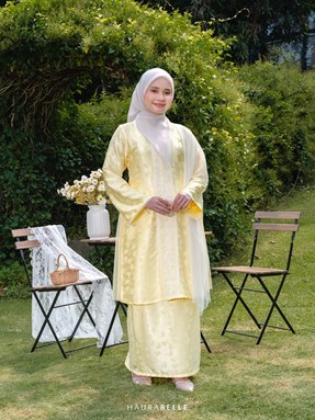 TIARA KURUNG - SOFT YELLOW