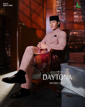 BAJU MELAYU DAYTONA (KATALOG PINK) *FREE SAMPIN BIASA