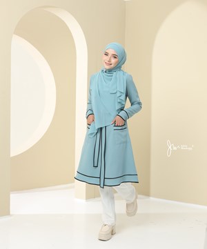 BLOUSE YURI 1.0 IN MINT BLUE
