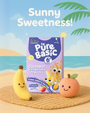 HOKIDO PURE BASIC - OATMEAL WITH BANANA + PEACH