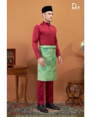 BAJU MELAYU MODERN MUHAMMAD K9 MAROON