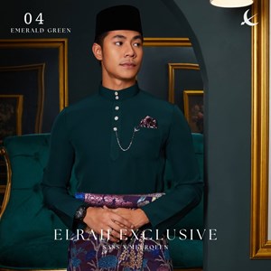 BAJU MELAYU ULTIMATE 2.0 (EMERALD GREEN) C4