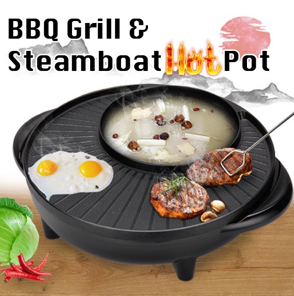 Electric BBQ/Grill and Steamboat