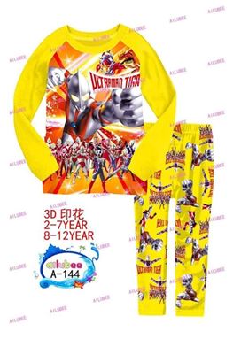 @   AILUBEE. A-144 ( P1267P ) ULTRAMAN YELLOW. ( Sz 2Y - 12Y ).