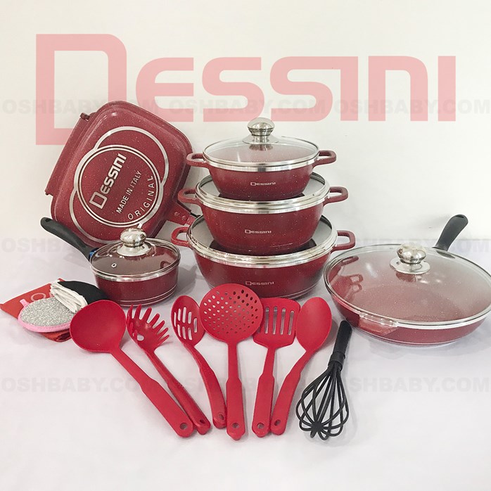 23PCS DESSINI COOKWARE SET OSH BABY COLLECTION