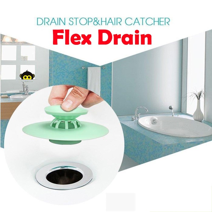 Flex Drain Plug & Hair Catcher - Umbra