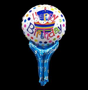 @  HANDHELD BALLOON ( BIRTHDAY WHITE )