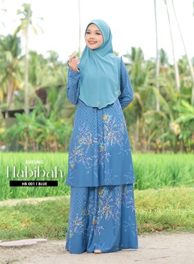 KURUNG HABIBAH 001 BLUE