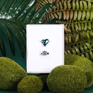 SEPTEMBER 22 - SET CIRCLE SWEETHEART BLUE ZIRCON