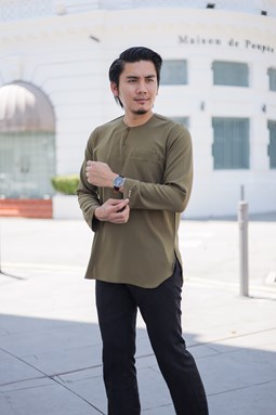 KURTA QALISH (DEWASA) OLIVE