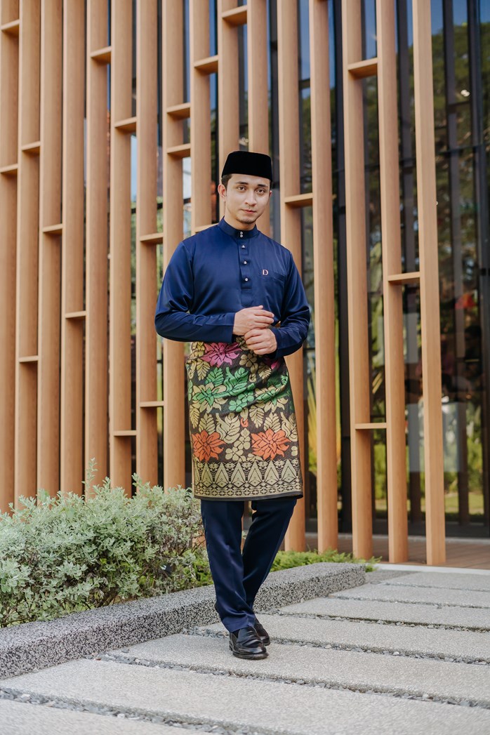 Baju Melayu Premium Damian – Black (Copy)