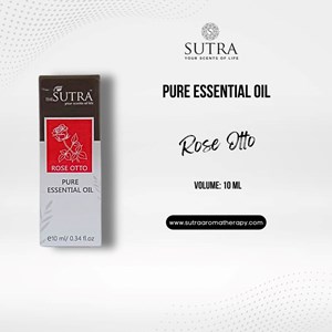 SUTRA Rose Otto Pure Essential Oil, 5ml