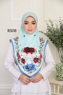 Tudung Sarung Rossalinda Berbatu (RS08)