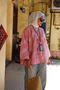 ZEINAB BATIK TOP ( Pink LC013 )