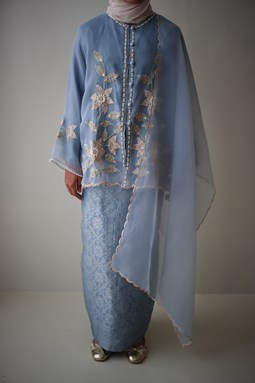 KURUNG SEKAR ( Blue )