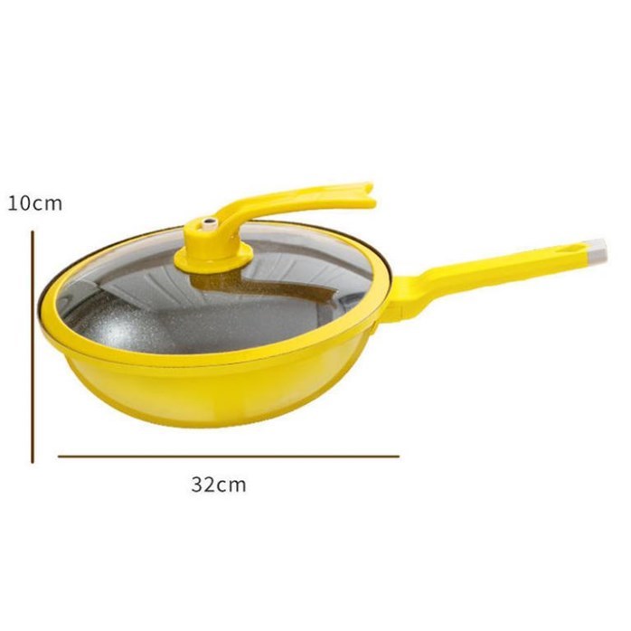 Stainless Steel Frying Pan Small Saute Pan Smokeless Non Surface Omelet  Pans Induction Cooker