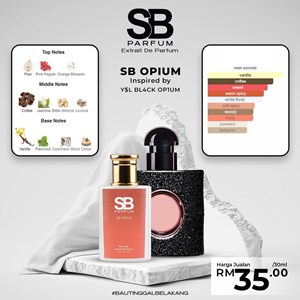 (MM) SB OPIUM Inspired By YSL BLACK OPIUM ( TOP 22 )