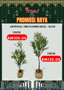 ARTIFICIAL TREE FLOWER DECORATION – OLIVE