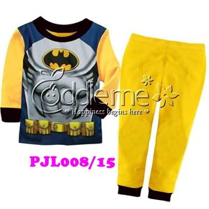 @   PJL008/15 BATMAN YELLOW   ( sz 2 & 5y )